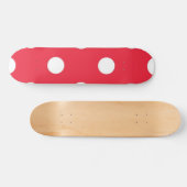 Polka-Punktmuster Skateboard (Horizontal)