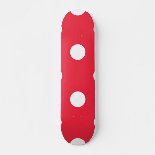Polka-Punktmuster Skateboard (Vorne)