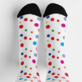 Polka-Punktmuster Socken (Oben)