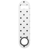 Polka-Punktmuster Speed Flaschenöffner (Rückseite)