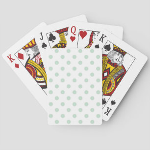 Polka-Punktmuster Spielkarten