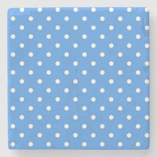 Polka-Punktmuster Steinuntersetzer (Vorderseite)