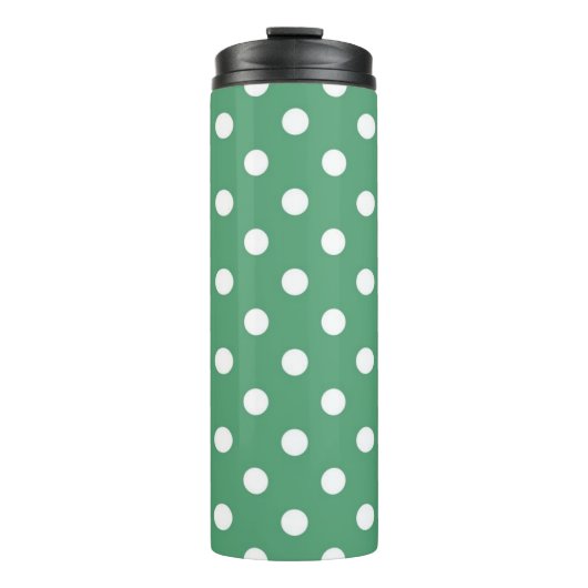 Polka-Punktmuster Thermosbecher (Vorderseite)