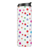 Polka-Punktmuster Thermosbecher (Nach links gedreht)