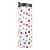 Polka-Punktmuster Thermosbecher (Nach rechts gedreht)