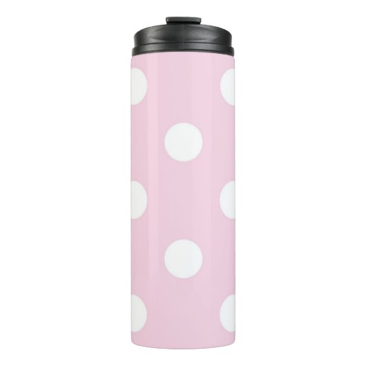 Polka-Punktmuster Thermosbecher (Vorderseite)