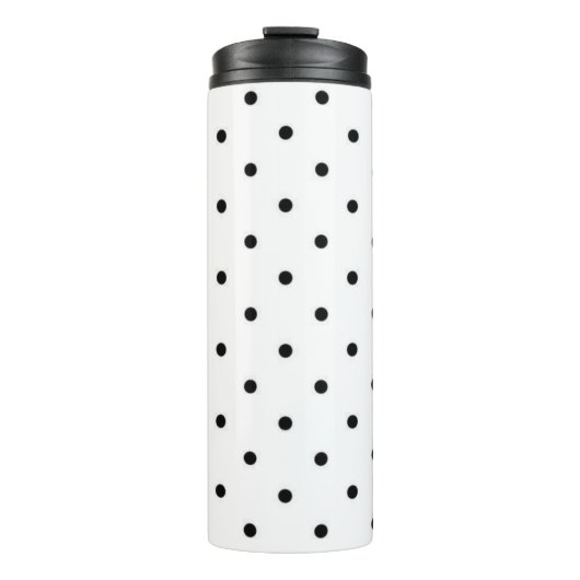 Polka-Punktmuster Thermosbecher (Vorderseite)