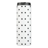 Polka-Punktmuster Thermosbecher (Rückseite)
