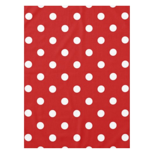 Polka-Punktmuster Tischdecke (Vorderseite)