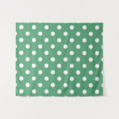 Polka-Punktmuster Wandteppich (Vorderseite (Horizontal))