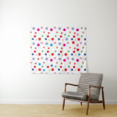 Polka-Punktmuster Wandteppich (Beispiel (Horizontal))