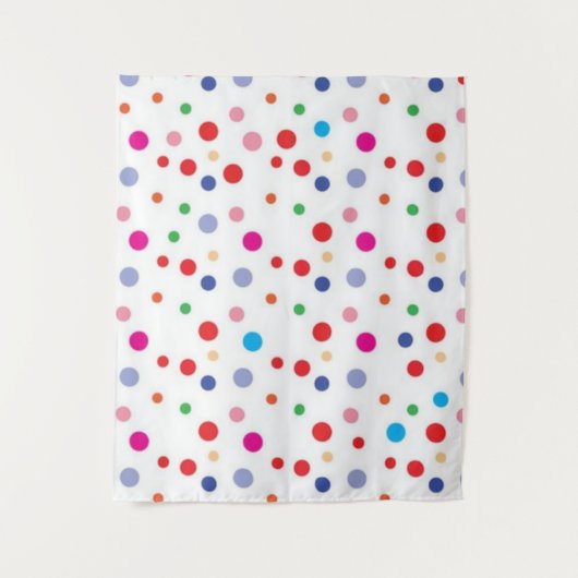Polka-Punktmuster Wandteppich (Vorderseite)