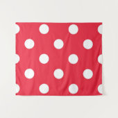Polka-Punktmuster Wandteppich (Vorderseite (Horizontal))