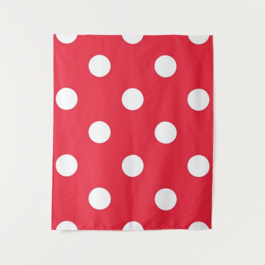 Polka-Punktmuster Wandteppich (Vorderseite)
