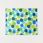 Polka-Punktmuster Wandteppich (Vorderseite (Horizontal))