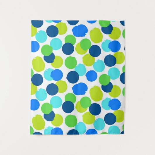 Polka-Punktmuster Wandteppich (Vorderseite)
