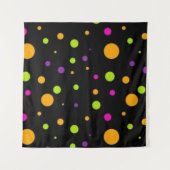 Polka-Punktmuster Wandteppich (Vorderseite (Horizontal))