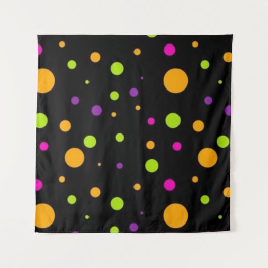 Polka-Punktmuster Wandteppich (Vorderseite (Horizontal))