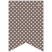 Polka-Punktmuster Wimpelkette (Zweite Fahne)
