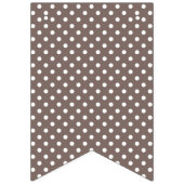 Polka-Punktmuster Wimpelkette (Erste Fahne)