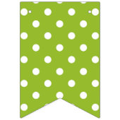 Polka-Punktmuster Wimpelkette (Erste Fahne)