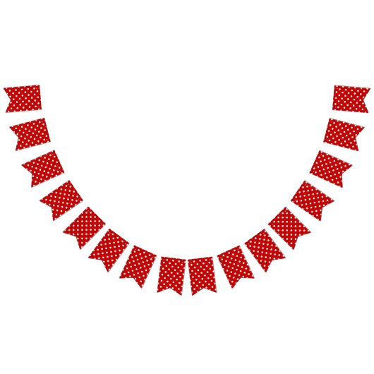 Polka-Punktmuster Wimpelkette (Alle)