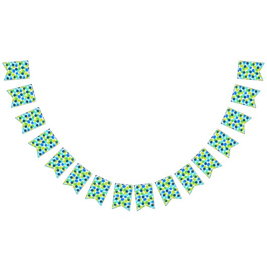 Polka-Punktmuster Wimpelkette (Alle)