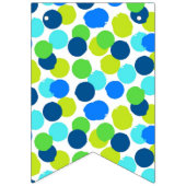 Polka-Punktmuster Wimpelkette (Zweite Fahne)