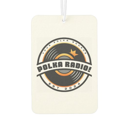 Polka Radio! Air Freshener Autolufterfrischer (Rückseite)