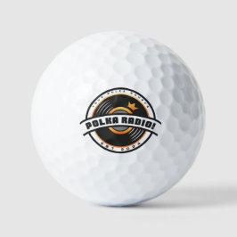 Polka Radio Branded Golf Balls Golfball