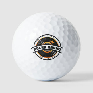 Polka Radio Branded Golf Balls Golfball