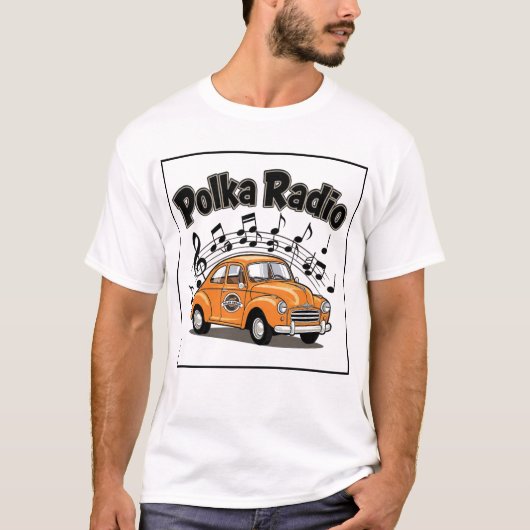 Polka Radio Classic Car T-Shirt (Vorderseite)