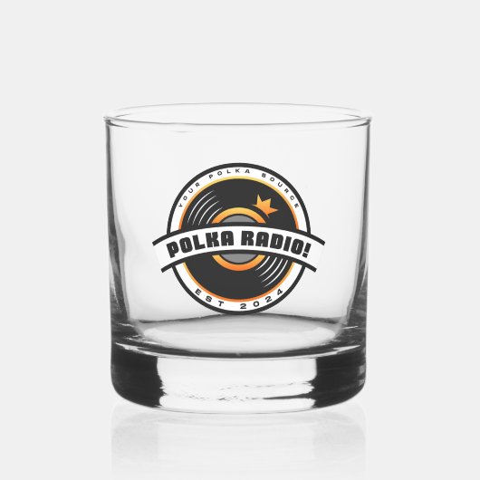 Polka Radio Drinkware Set Whiskey Glass Whiskyglas (Vorderseite)