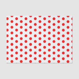 Polka Red Dots Papiertücher drucken Seidenpapier