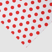 Polka Red Dots Papiertücher drucken Seidenpapier (Ausschnitt)