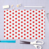 Polka Red Dots Papiertücher drucken Seidenpapier (Handwerk)