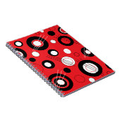 Polka Red Notizblock (Rechte Seite)