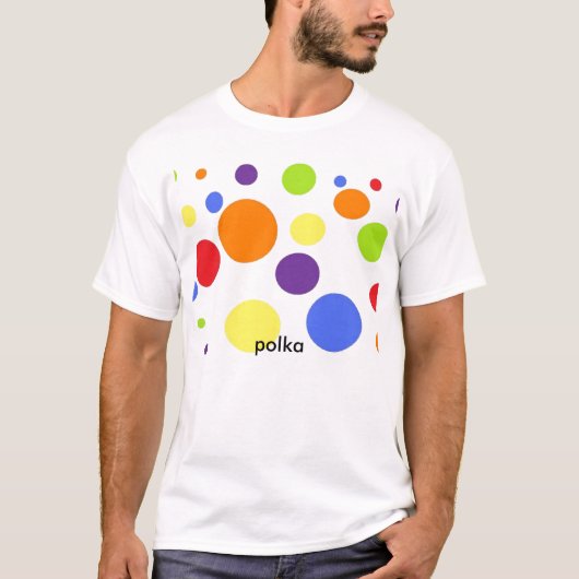 Polka-Shirt T-Shirt (Vorderseite)