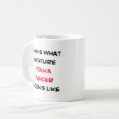 Polka-Tänzer, Zukunft Kaffeetasse (Vorderseite Links)