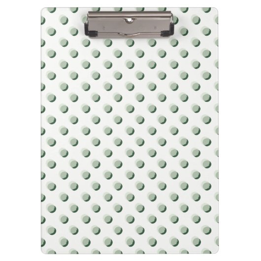 Polka Task Green Klemmbrett (Vorderseite)