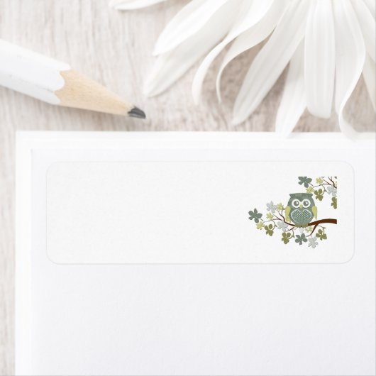Polka Tree Owl Label (Insitu)