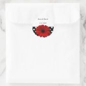 Polka-Umschlag Aufkleber (Tasche)