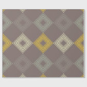 Polka weist ein nahtloses Muster auf. Mosaik ethni Geschenkpapier (Flach)