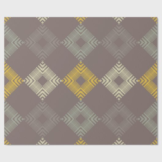 Polka weist ein nahtloses Muster auf. Mosaik ethni Geschenkpapier (Flach)