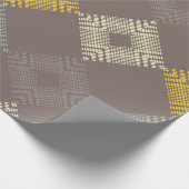 Polka weist ein nahtloses Muster auf. Mosaik ethni Geschenkpapier (Ecke)