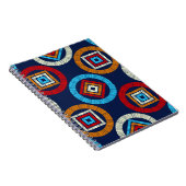 Polka weist ein nahtloses Muster auf. Mosaik ethni Notizblock (Rechte Seite)