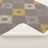 Polka weist ein nahtloses Muster auf. Mosaik ethni Sherpadecke (3/4)