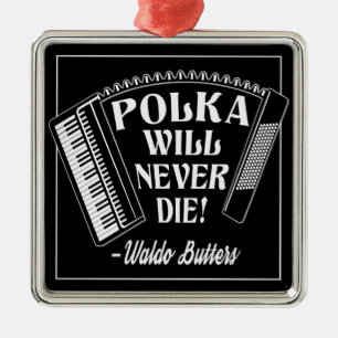 Polka wird niemals Dresdenfans Die Ornament Aus Metall