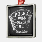 Polka wird niemals Dresdenfans Die Ornament Aus Metall (Links)