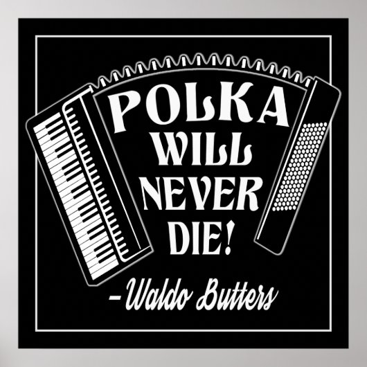 Polka wird niemals Dresdenfans Die Poster (Vorne)
